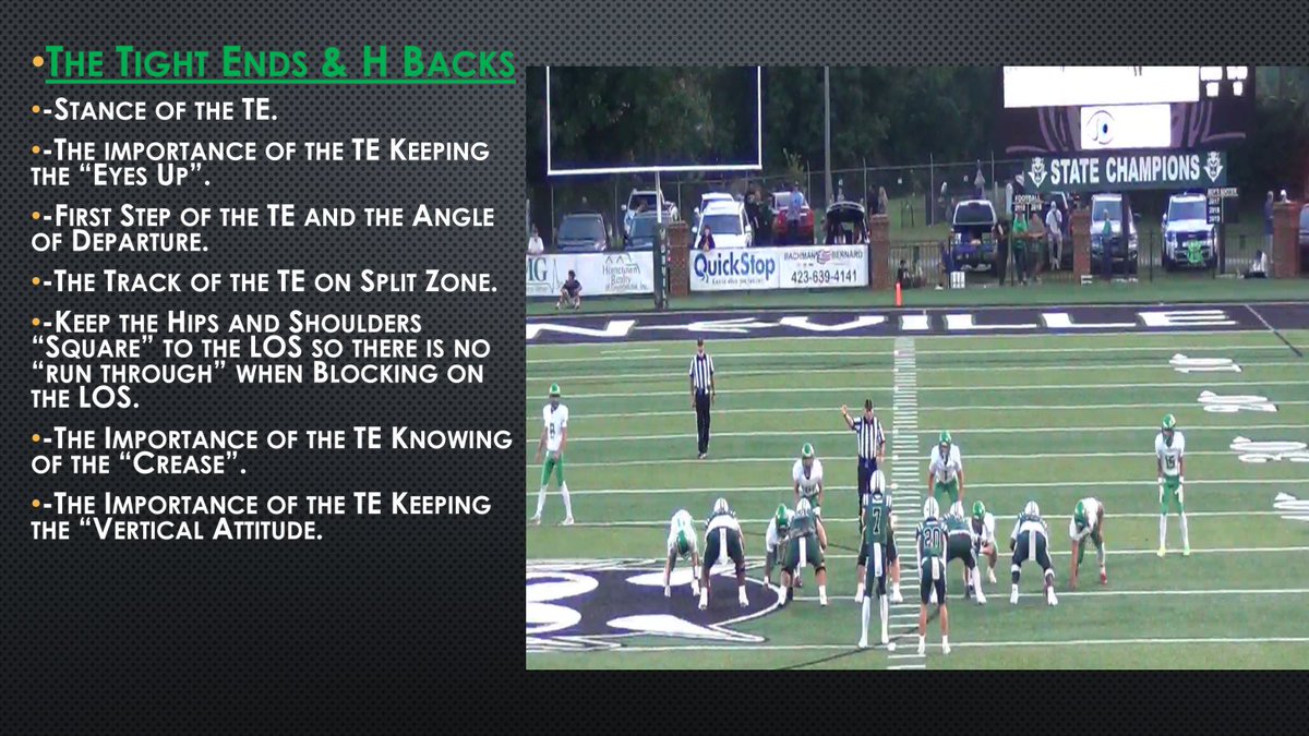 Greetings! We strongly believe that the Verticality of a Run came be enhanced by each "Box Position Player" having a Like-Minded Vertical Attitude.
Get Vertical! 😎😎💯🏈