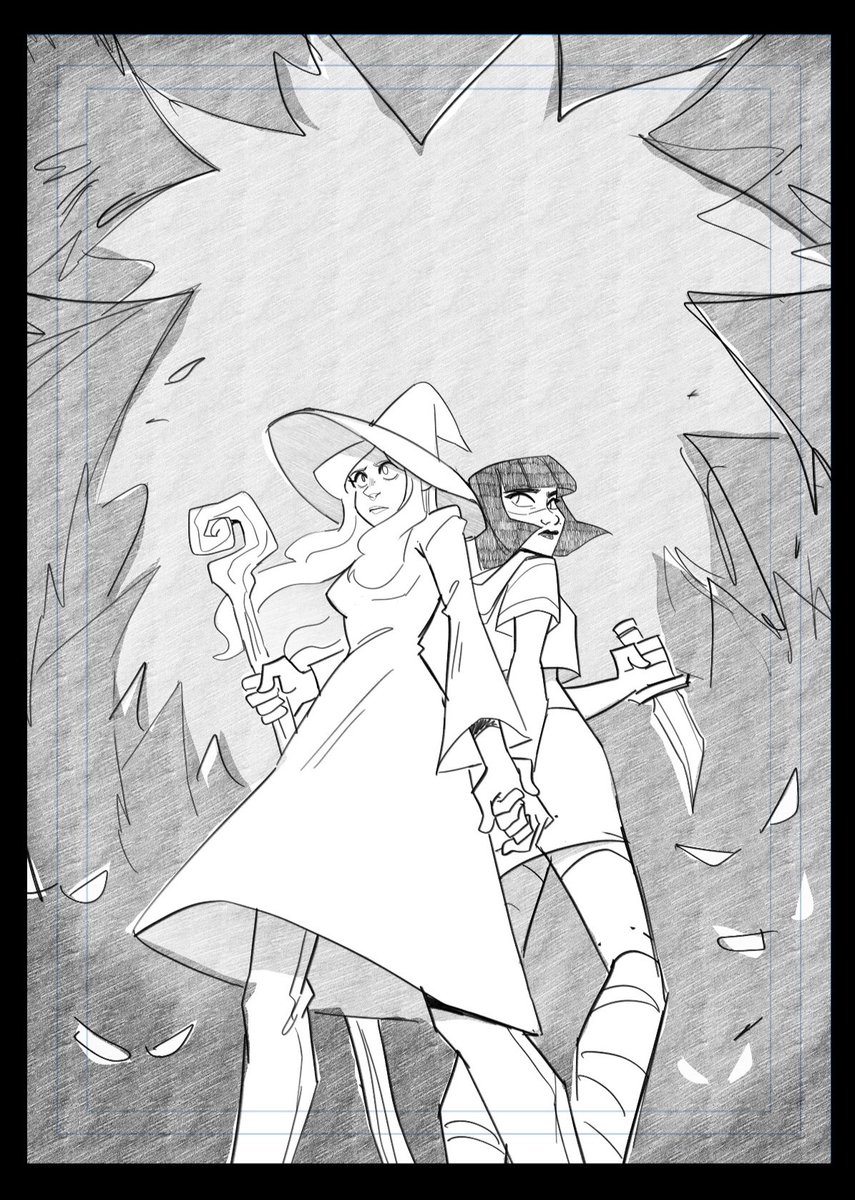 itsalezzia's tweet image. I adore this works so muchhh
Cover art process of "A Simple ReQuest" First issue ✨ #CoverArt #ComicArt

Also its the last 70 hours of the Kickstarter campaign!! 🎉
link in the reply!👇
