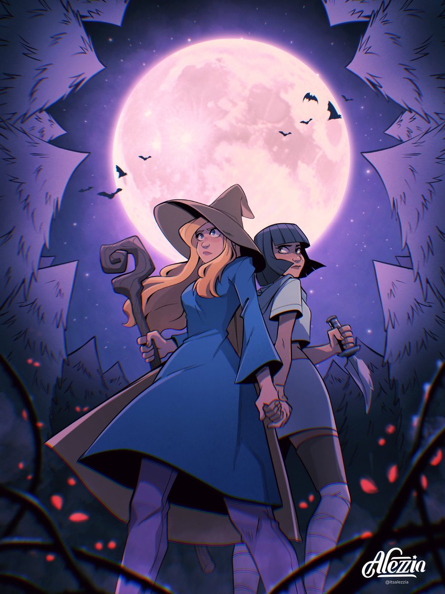 itsalezzia's tweet image. I adore this works so muchhh
Cover art process of "A Simple ReQuest" First issue ✨ #CoverArt #ComicArt

Also its the last 70 hours of the Kickstarter campaign!! 🎉
link in the reply!👇