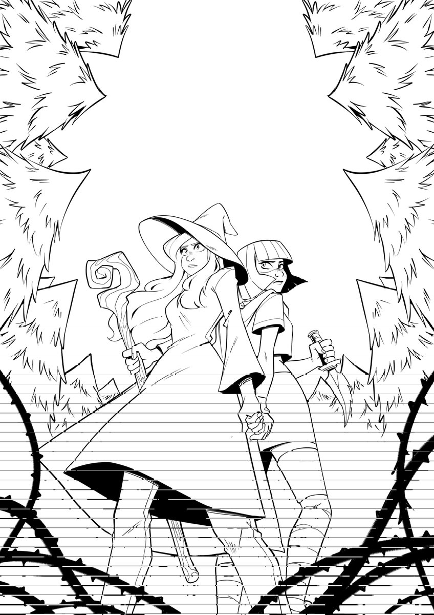 itsalezzia's tweet image. I adore this works so muchhh
Cover art process of "A Simple ReQuest" First issue ✨ #CoverArt #ComicArt

Also its the last 70 hours of the Kickstarter campaign!! 🎉
link in the reply!👇