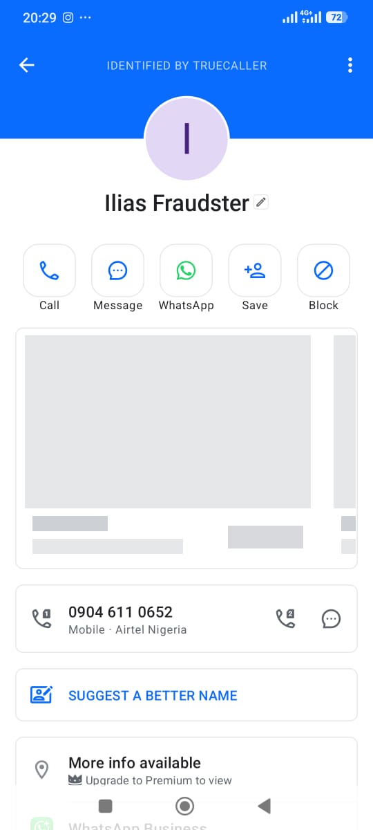 sandy_iye's tweet photo. BUSINESS OWNERS BEWARE⚠️
On Jan 31, a man Ibrahim Iliasu Abdulkareem used a fake  alert to take ₦110k worth of goods from my shop. He paid ₦50k after pressure and still owes ₦60k.
Endless excuses
Please stay alert. DM if you have any info. Cc @Mazitundeeednut #abujacommunity https://t.co/4yZdhxjIVy