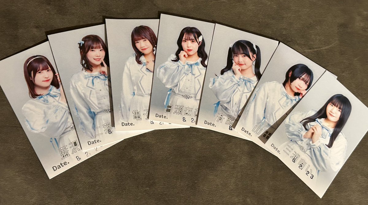 取り急ぎご報告① 🕊🕊🕊🕊🕊🕊🕊 3rd衣装だし、そりゃ 全員撮っちゃう