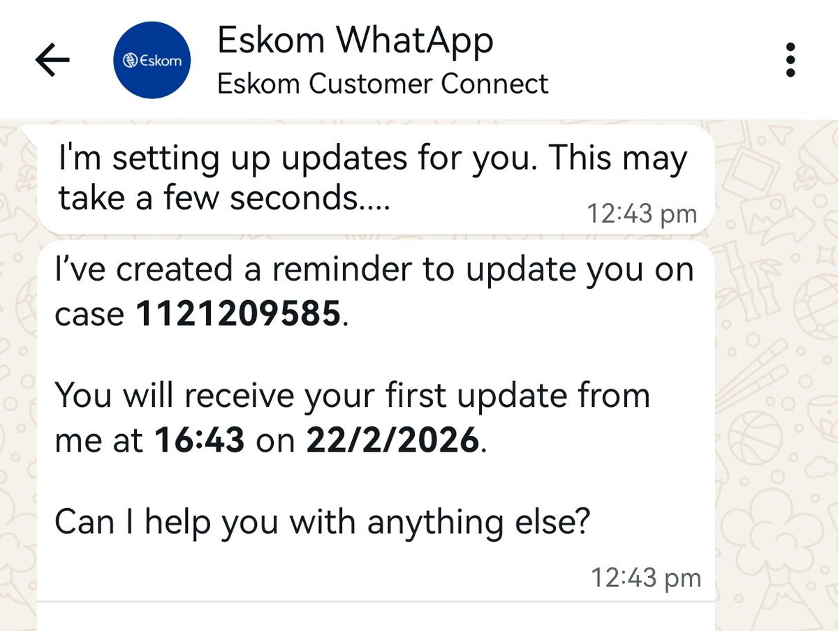 SkeptikMonk's tweet photo. @Eskom_SA you see this thing of fake updates is tiring. How can a technician work on a "known" fault from Saturday and up to now they're still working on the same fault? These contractors you sent here in Sandfontein, Moses Kotane Municipal are either ignorant, or  incompetent. https://t.co/mYfv8nSf8M
