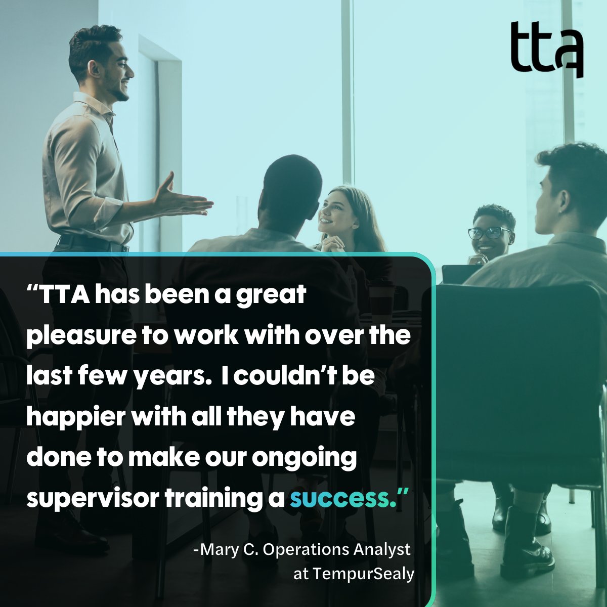 TTA (known as The Training Associates) tweet media