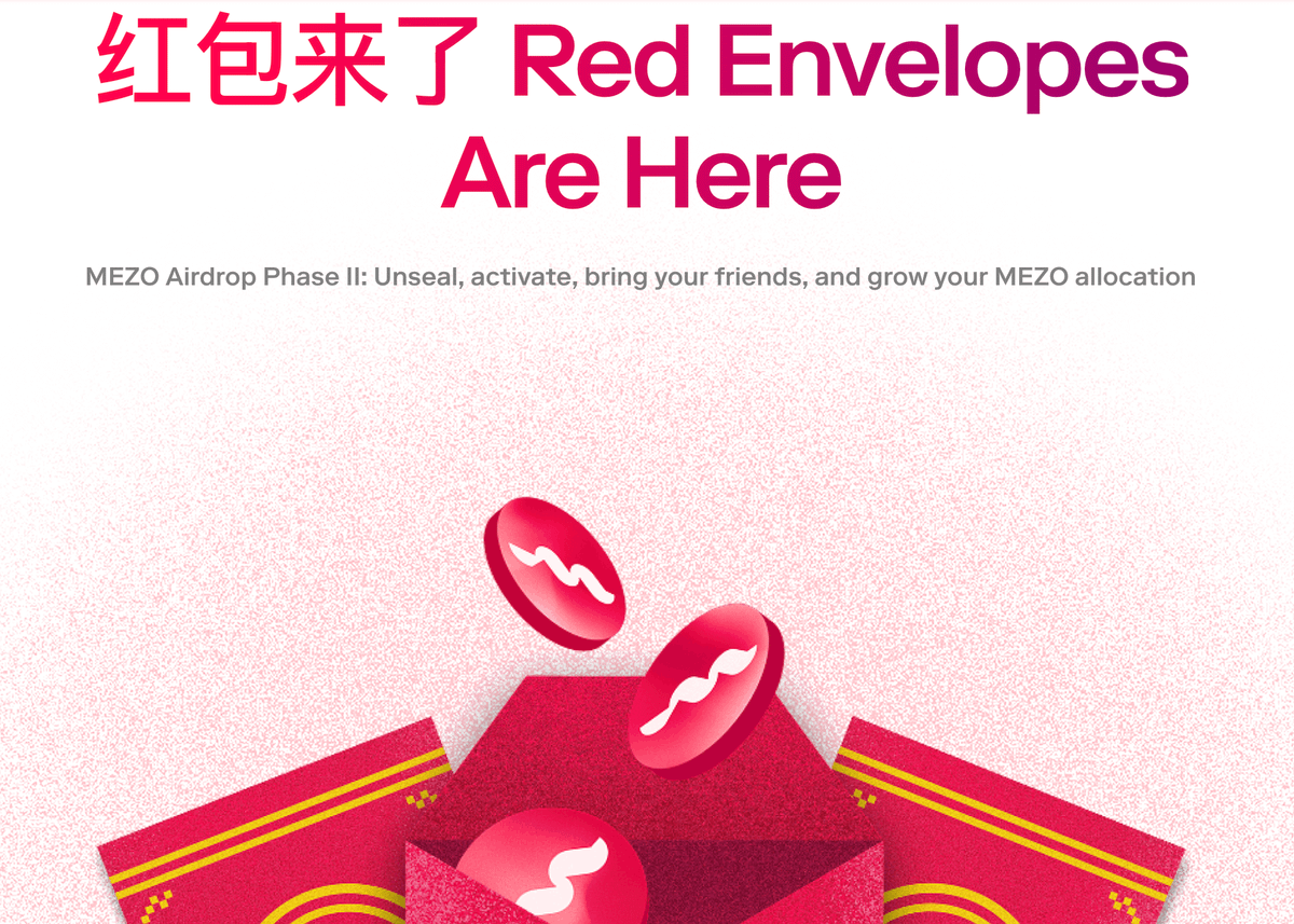 I’m honestly tired of checklist farming

Connect this. Click that. Do it again tomorrow
It rarely reflects real usage

But Mezo's approach in Airdrop Phase II seems interesting 👇

🔔  About Mezo:

<a href="/MezoNetwork/">Mezo</a> is building a Bitcoin banking layer where BTC stays productive. You