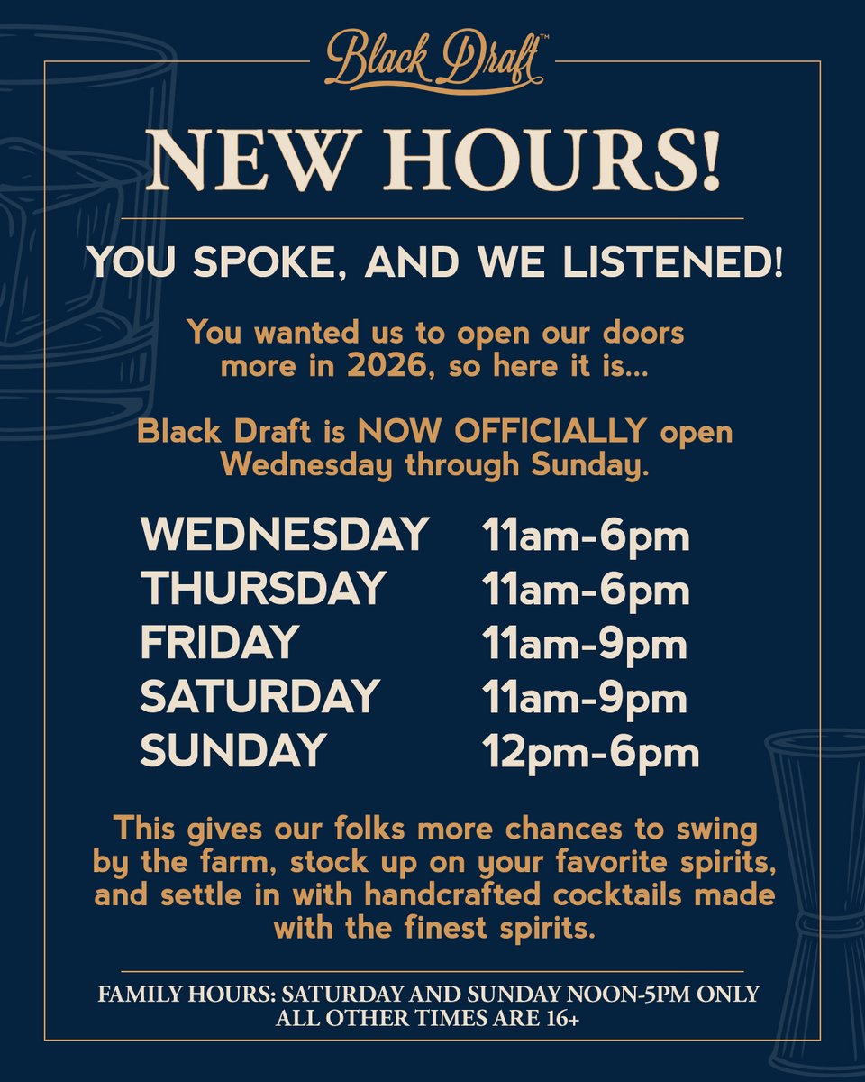 Black Draft Distillery - Bourbon, Vodka, and Rye. tweet media