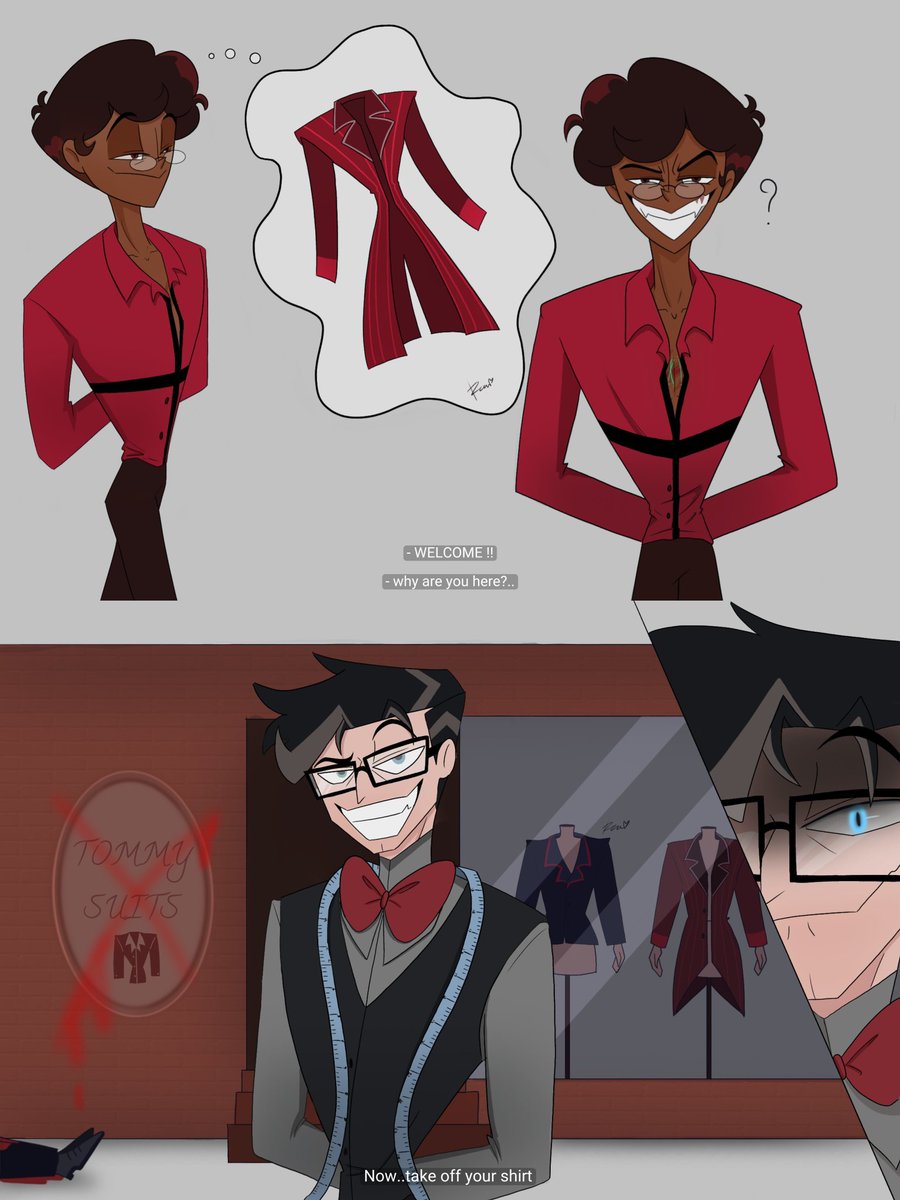 _aaishiteruu's tweet photo. Trust us with your suits

#HazbinHotel 
#RadioStatic #voxal 
#hazbinhotelfanart 
#AlastorHazbinHotel 
#voxhazbinhotel https://t.co/BkvlQu826c