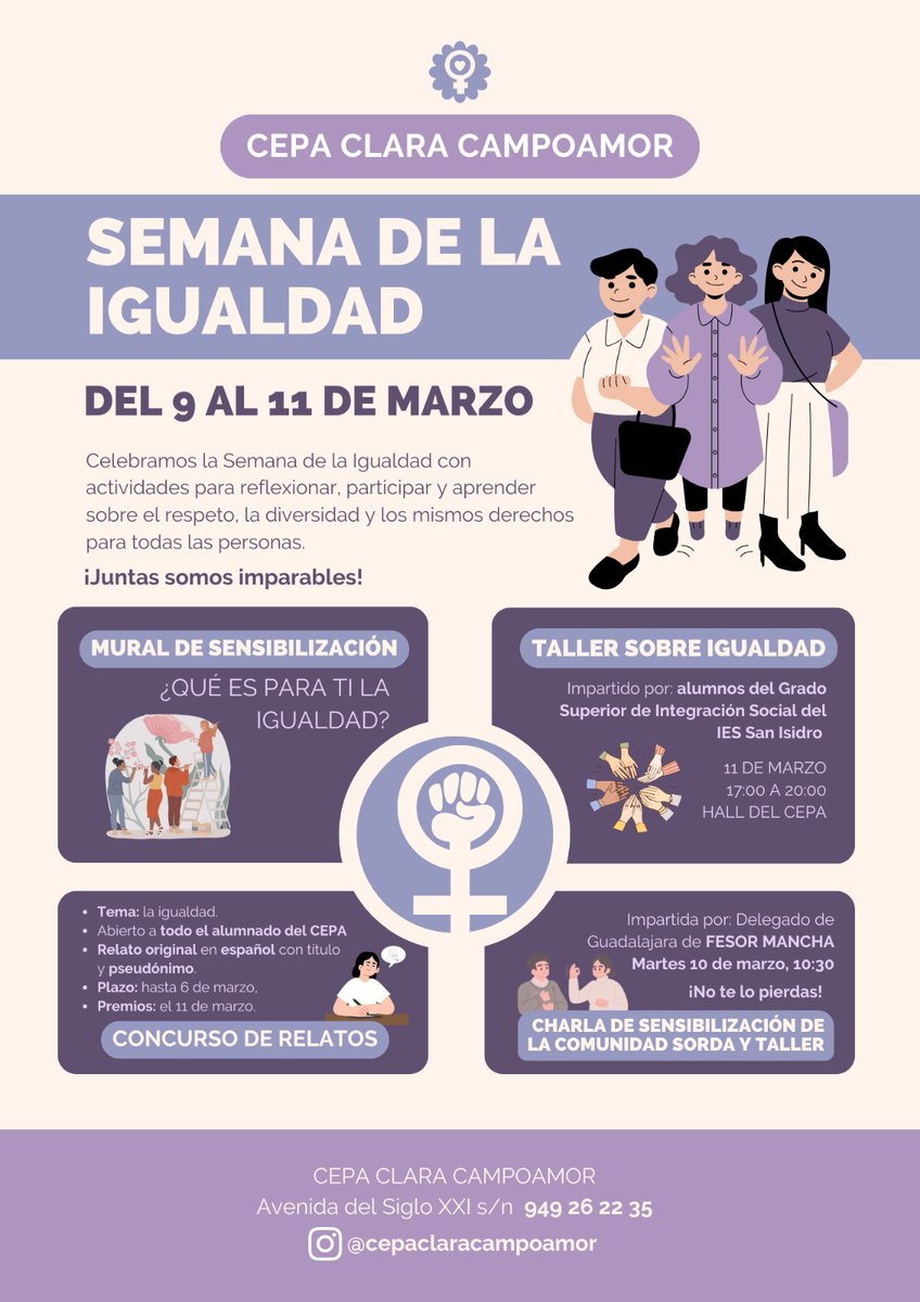ORIENTACIÓN CEPA Clara Campoamor tweet media