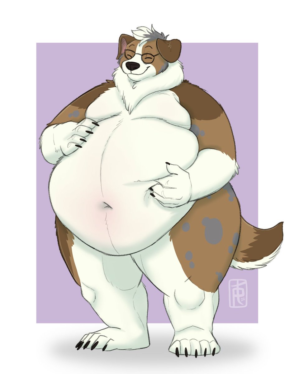 Benji getting a bit bear-ish, especially in the belly!

Sketch for Benji!