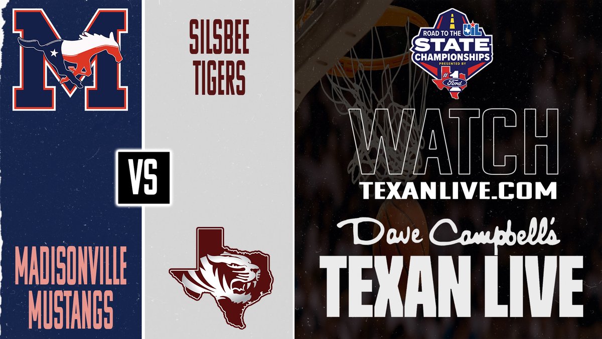 🏟️ Lufkin High School
🏀 Madisonville vs Silsbee
🔥 Bi District 🔥
📅 Tuesday, February 24th
🎙️ Jay Dunson
⏰ 6:00pm
📺 bit.ly/4kLSVB3

#TXHSBB #DCTF
<a href="/ntxford/">North Texas Ford</a> <a href="/greatertxford/">Greater Texas Ford</a> <a href="/txforddealers/">South Texas Ford Dealers</a> <a href="/HouTXFord/">Houston Area Ford</a>