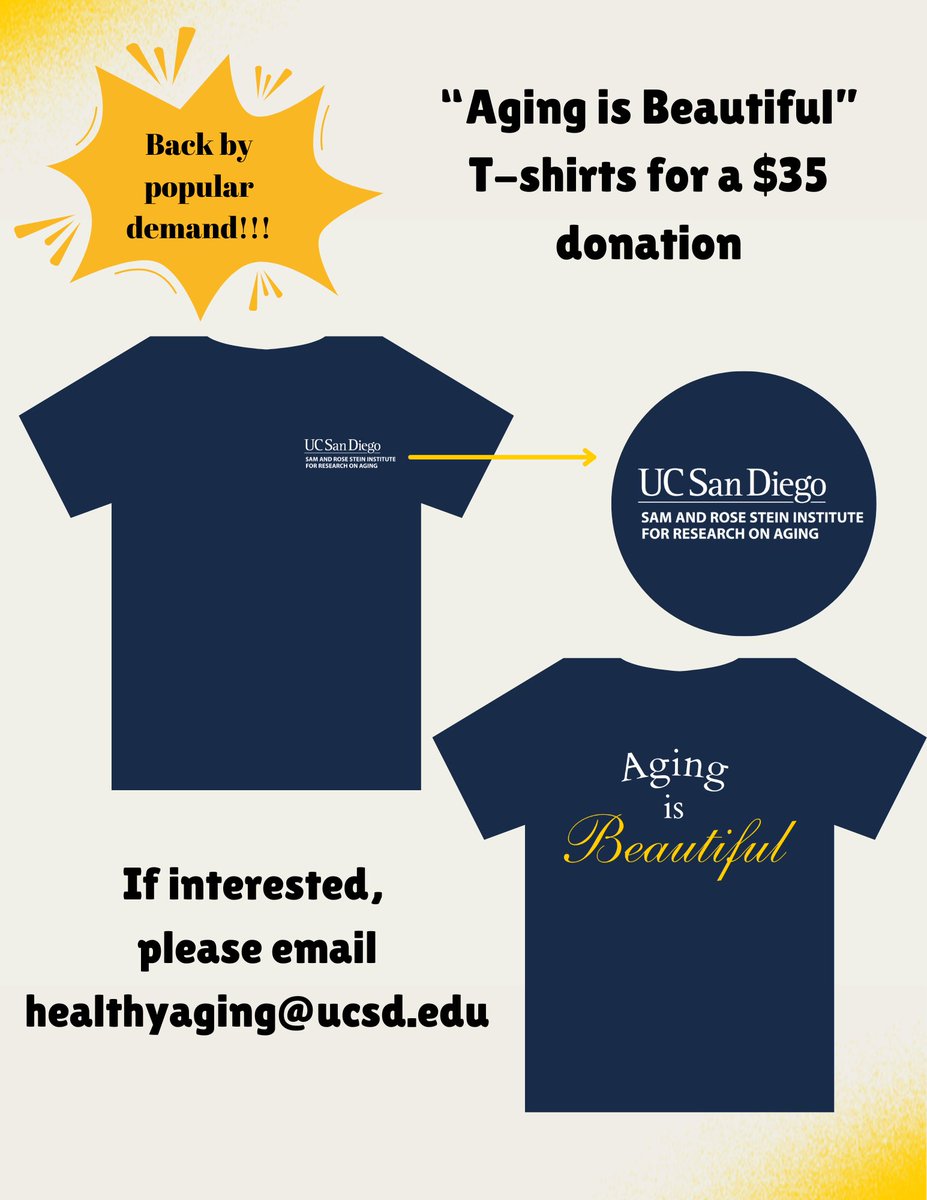 UC San Diego Stein Institute for Research on Aging tweet media