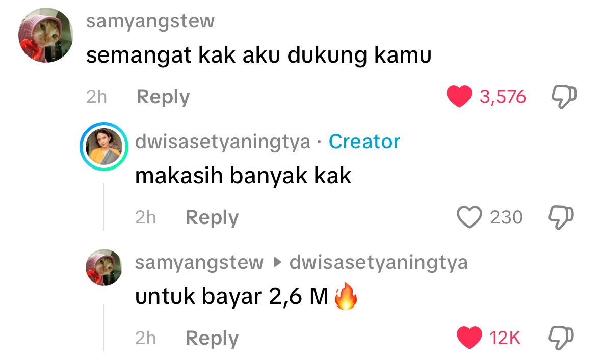 Terima kasih telah mewakili mayoritas Netizen Indonesia: