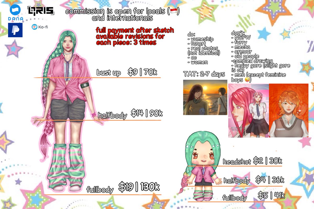 (COMMISSION IS OPEN) kinda urgent! my stylus pen broke and i need a new one.. saur PLEASEE check my commission below!  👇🏻💗
