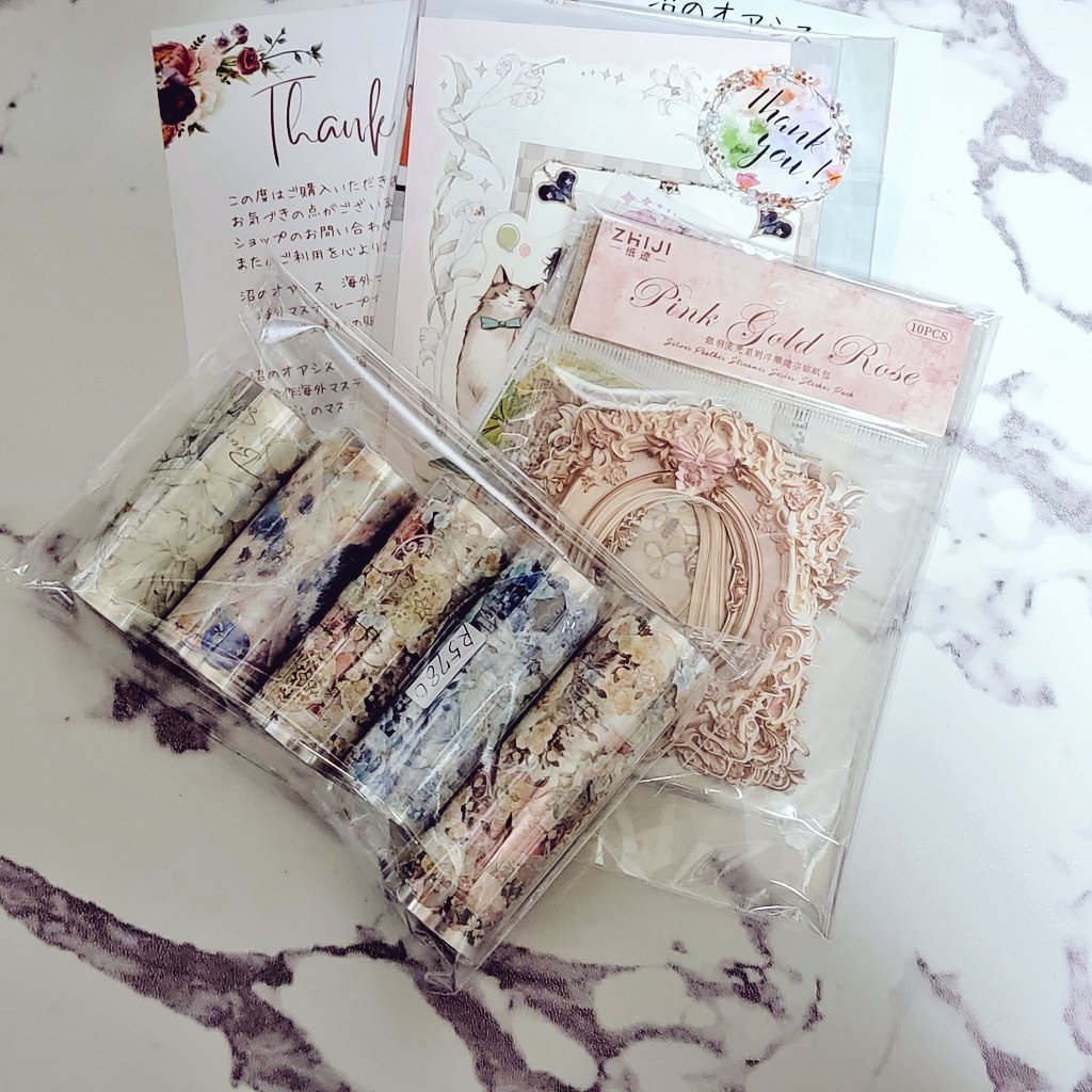 海外マステ・PETテープ・雑貨販売☆沼のオアシス (@numa_oasis