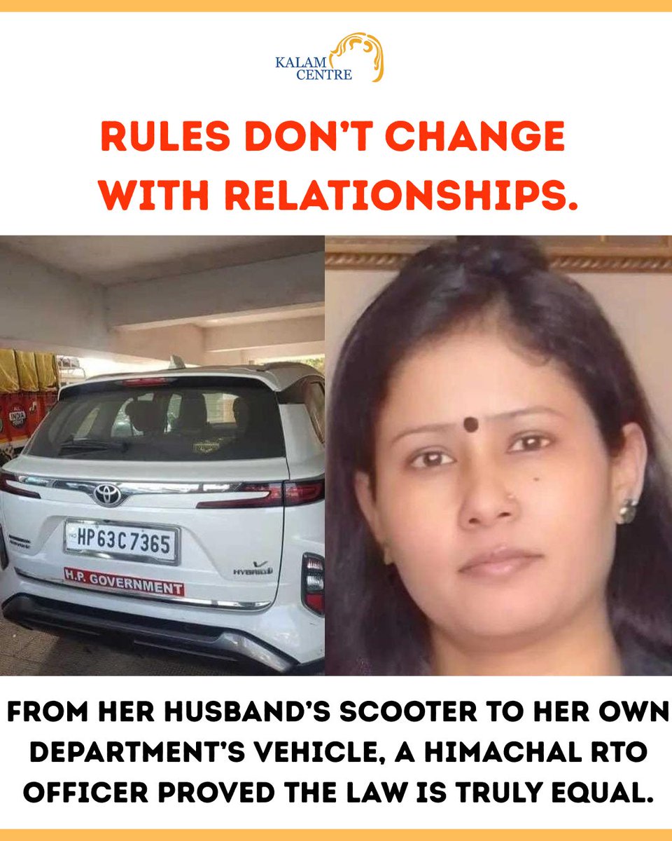 In the hills of Himachal Pradesh, where roads curve through mountains and rules are often bent with a smile, one officer chose a straighter path—no matter who stood in front of her.

Sona Chandel, an RTO officer in Sirmaur district, is quietly redefining what integrity in public