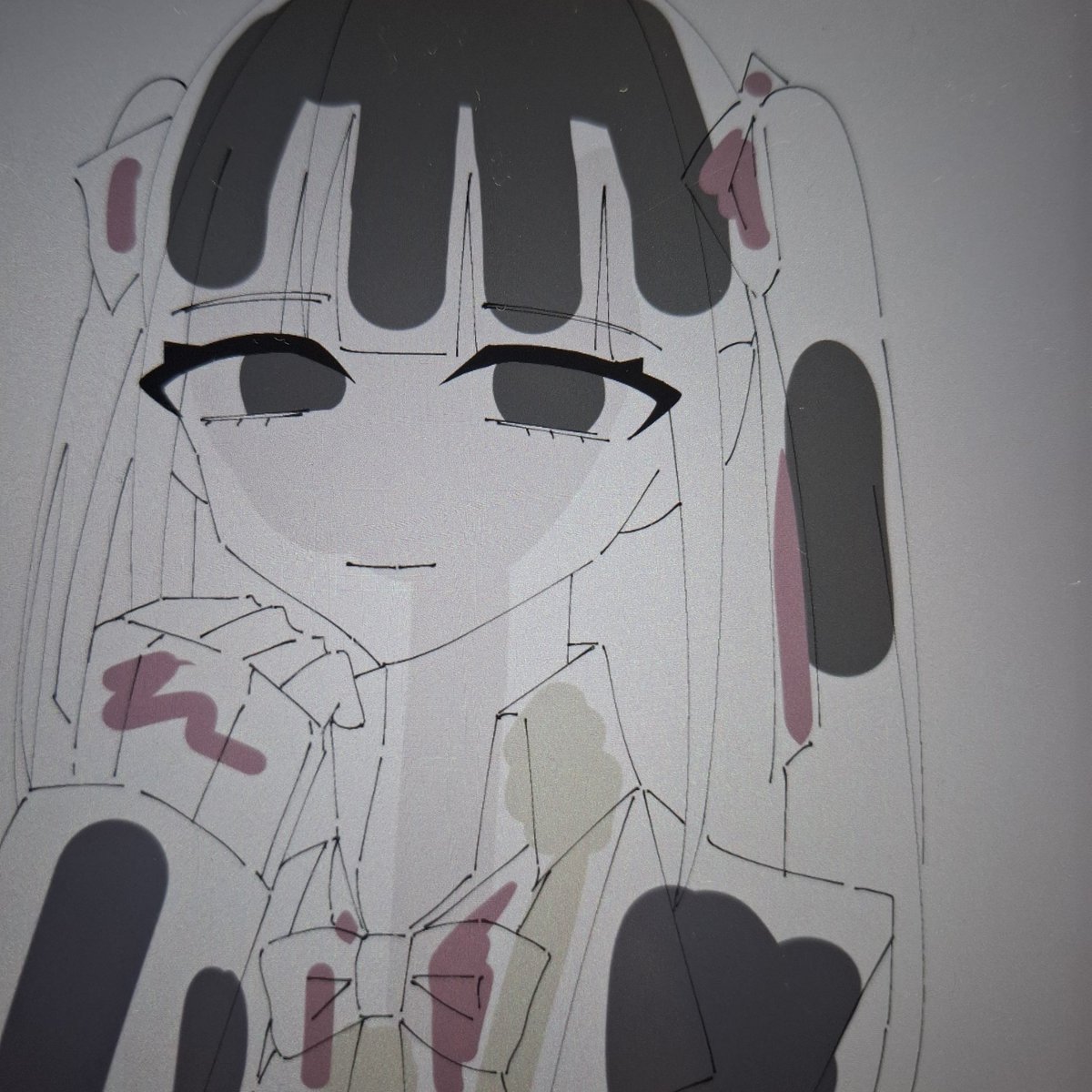 ap4kv's tweet photo. 完成途中のりこてゃ🎀 https://t.co/vDDsAcbvtG