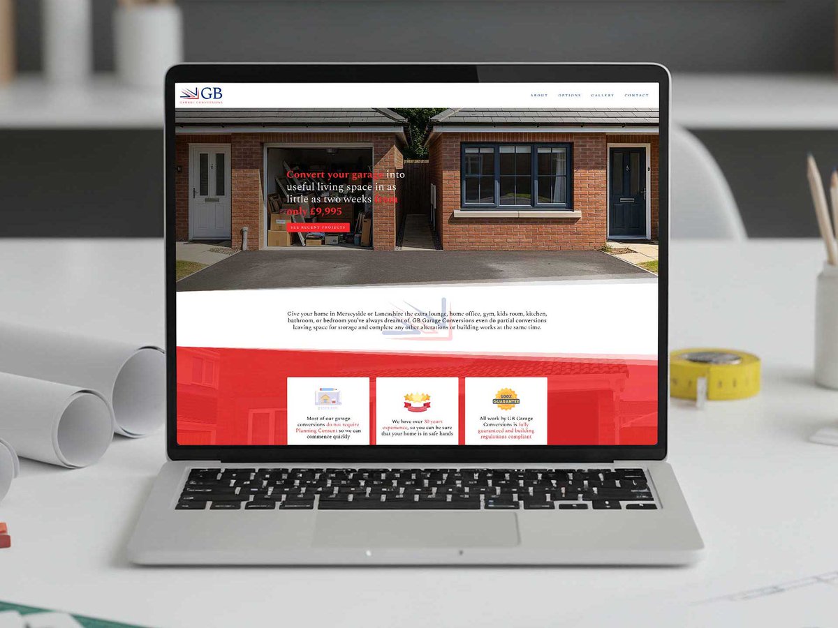 buzzdesign's tweet photo. Another great project brought to life. 🔨🏡 We worked with GB Garage Conversions to create a clear, professional website that showcases their services, builds trust, and encourages enquiries. Read the full project here 👉 https://t.co/RP1mJTMBUl https://t.co/369asMThil
