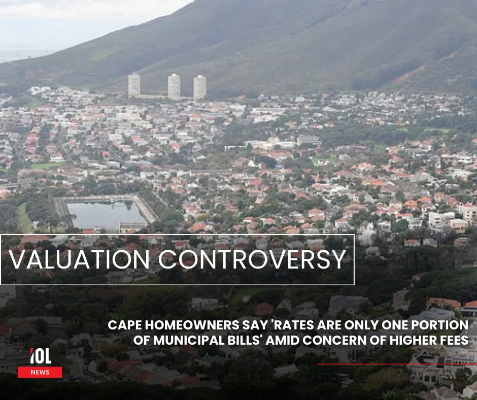 Homeowners face 25–140% property value hikes despite the City proposing a 10,2% rate-in-rand reduction under GV2025. 
#CapeTown #GV2025 #PropertyRates #ValuationHike #RateReduction 
Read on: tinyurl.com/4jpw3yrx
