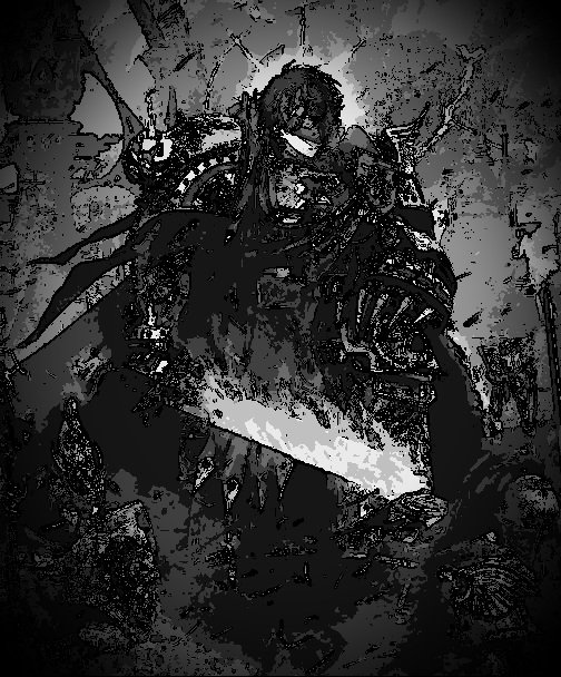 KavalarMinh's tweet photo. A painting in a cave depicts the exploits of a mysterious primarch 10,000 years ago, codenamed Endministrator 🐧
#arknight #warhammer40k #arknightsendfield https://t.co/kJM0TGHwZH