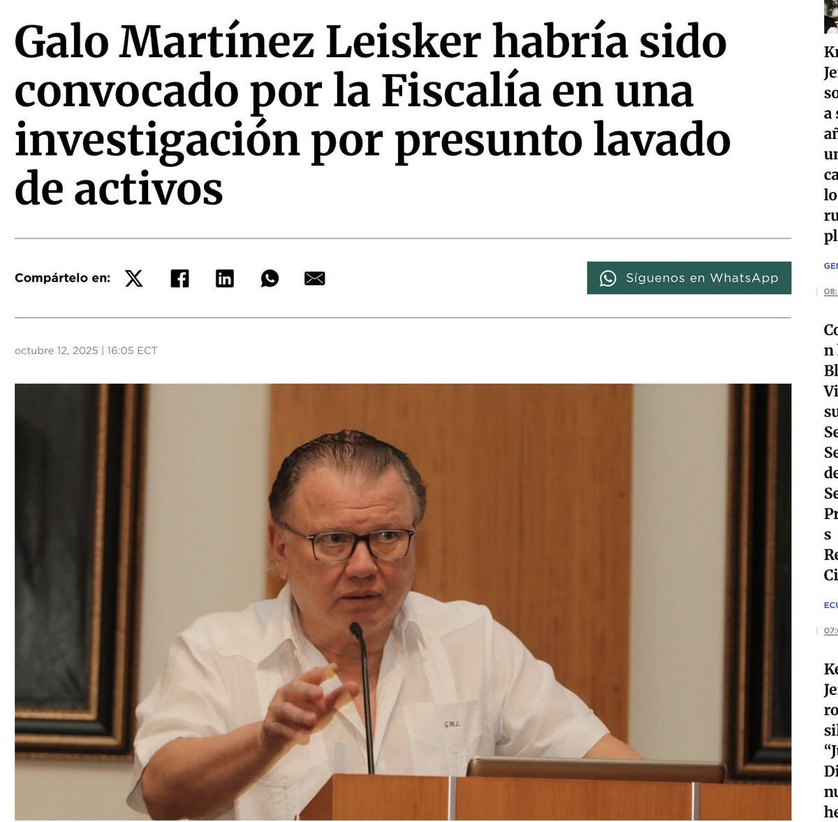 SinMordazaOf's tweet photo. #Inicuos
Todos los días este pasquín publica editoriales contra el gobierno, explicando hasta los pasos que se deben seguir para DESTITUIR AL PRESIDENTE.
Galo Martínez demuestre que USTED NO LAVA DINERO Y ESTO SE TERMINA
Y NO LLORE, el gobierno no los está intentando callar..NADIE ES INTOCABLE Y EL RECHAZO QUE HOY TIENE @Expresoec ES DE LA GENTE DECENTE..