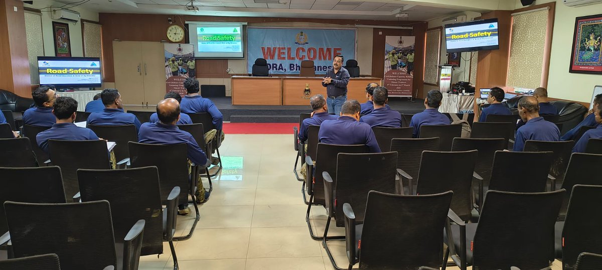 DillipKuPanda's tweet photo. Honoured to serve as Resource Person at the state-level Civil Defence Capacity Building Programme (ToT) at Civil Defence Training Institute, Bhubaneswar.
Delivered a session on Road Safety & the Good Samaritan Law.
#RoadSafetyIndia #CivilDefence #GoodSamaritan #TrainingOfTrainer https://t.co/9GoX0IfcMq