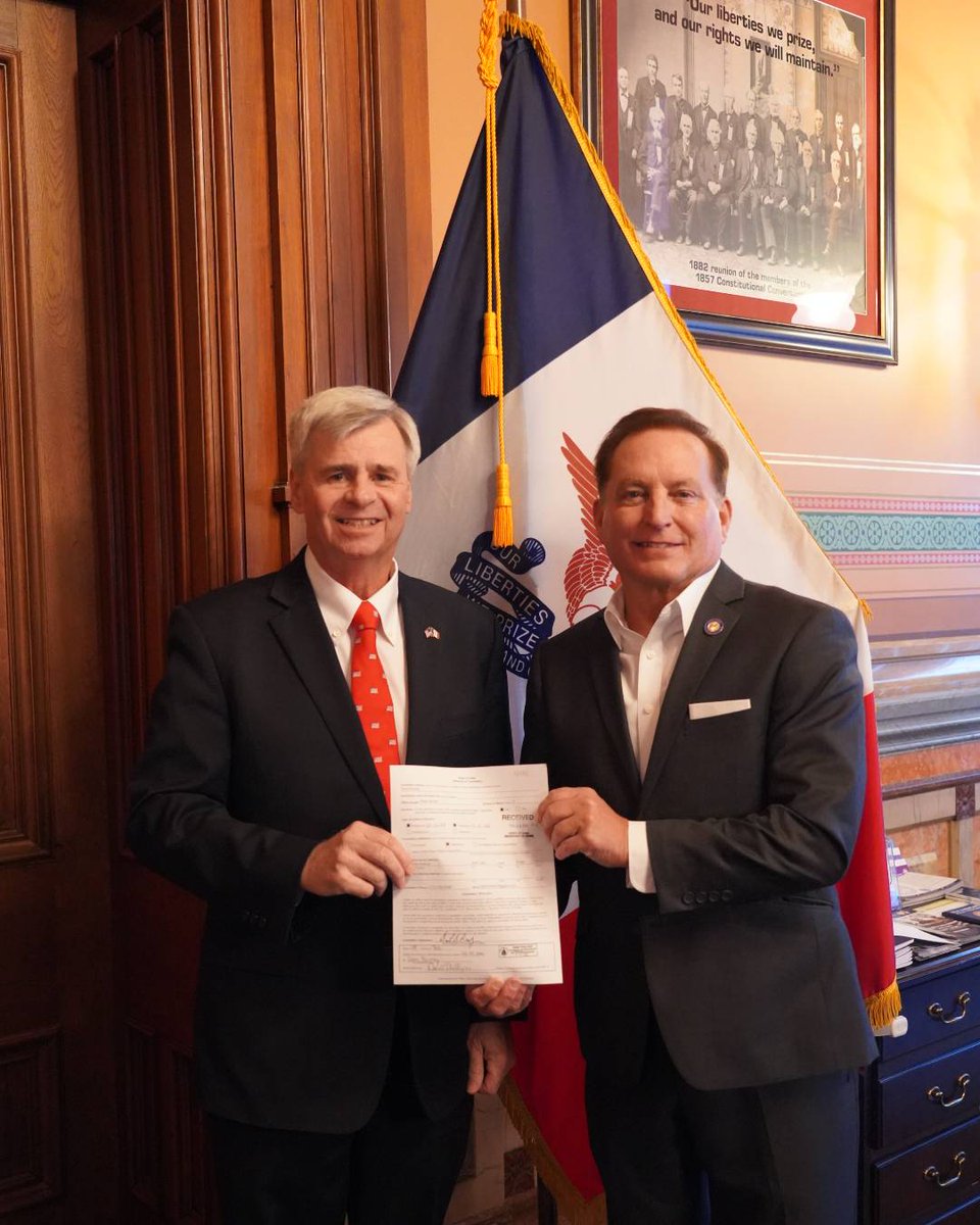 Iowa Secretary of State Paul Pate tweet media