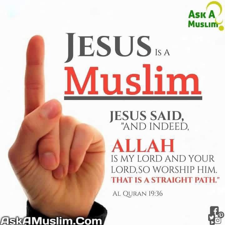 Emelia8z0's tweet photo. Jesus was a Muslim 

1)  Jesus believed in only one God (john 17.3 

2)  Jesus believed he was a messenger of God (john 17:3,john 7:28,john 8:42 

3) jesus submitted his wll to God ( mark 3:31_35 matt 7:21) 

4)   jesus was circumcised (Luke 2:21 

5) . Jesus never ate & despised  pork 

6) jesus had a beard & dressed modestly like a Muslim 

7) jesus taught to rinse before praying as Muslims do (john 13:10)

8)  jesus prayed with his face on ground (Mathew 26:39) 

9) jesus used the greeting of peace & taught  his disciples to greet   each other (Luke 10:5  John 20:19)

10) jesus forbade  interest (exodus 22:25)

11) jesus fasted for more than a mouth ( Mathew 4:2)

12) jesus did not worship or wear the cursed cross 

13)  jesus never got drunk 

14) jesus preached  jihad (22:35_36)

15) jesus said righteous deed is the only way to Paradise ( mat 5:17:20)

16) Jesus believed miracles were due to God (john 5:30)

17) jesus did not believe in redemption by his blood (matt  5:17:30)