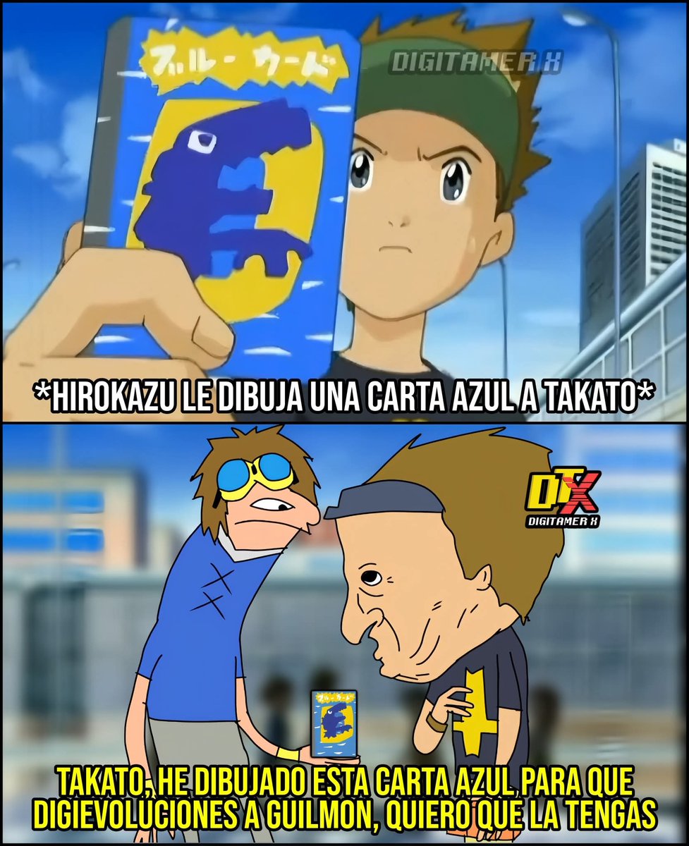 DigitamerX's tweet image. Vieron gente el papel hace maravillas 🗣🔥

-Wakkomon-
#Digimon #DigimonTamers #Anime