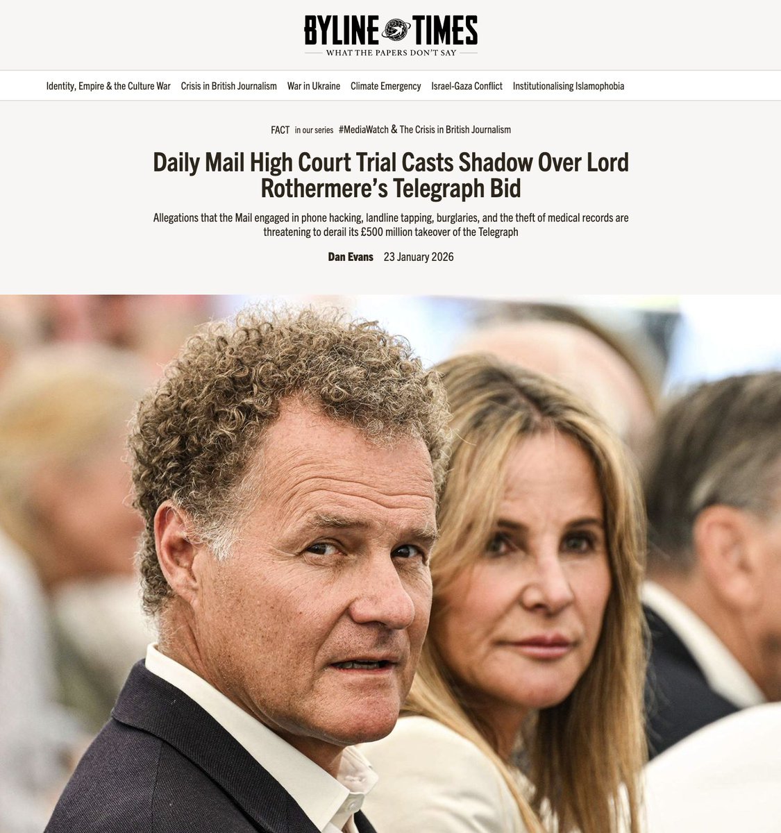 Barbara27541025's tweet photo. While the DailyMail & The Telegraph out there pushing pro #PrinceWilliam propoganda as a distraction from the fact that their senior editors & journalists are in court accused of all manner of evil against the UK citizens
#DailyFailHacks
#PrinceWilliamIsComplicit https://t.co/uigK8IwqVb