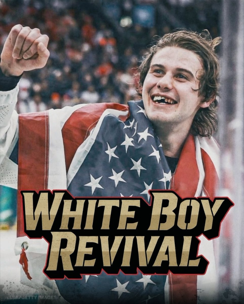 We needed a face for the White Boy Revival. And yesterday we got one.

🫡 🇺🇲