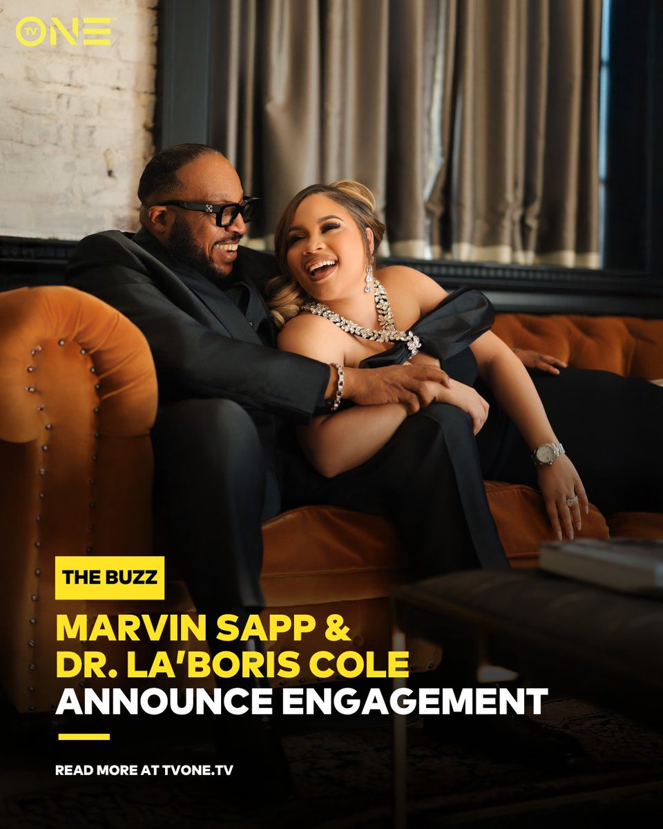 TV One photo of Marvin Sapp engagement announcement