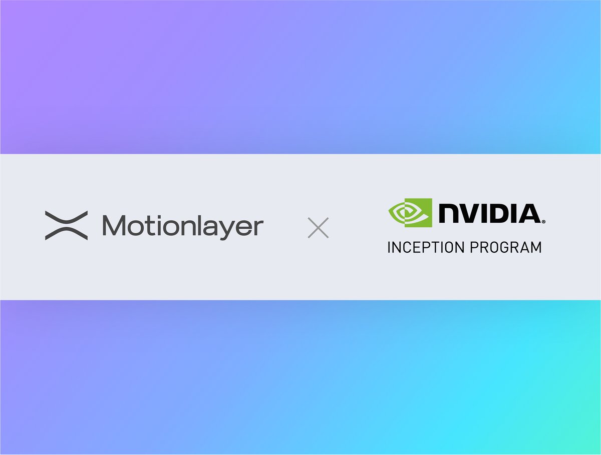 themotionlayer's tweet photo. MotionLayer is now part of the NVIDIA Inception program.

Building motion infrastructure for modern robotics just got more exciting.

https://t.co/FSsnXpIK0I https://t.co/XLZcZLKiM8