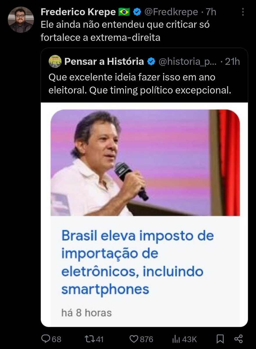 Robotnik acaba de se contradizer de forma brutal: 1) petistas criticam o governo, logo, o que petistas criticam não é a "crítica", é o ataque e a mentira