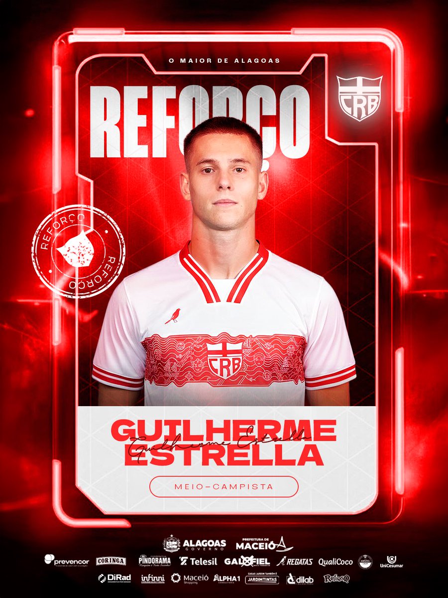 GUILHERME ESTRELLA É DO GALO DE CAMPINA! ✍🏽🏴󠁧󠁢󠁥󠁮󠁧󠁿

O meio-campista de 21 anos é cria do Vasco da Gama e se destacou nas categorias de base do clube como promessa da equipe carioca, conquistando diversos títulos na base pelos Sub-17 e 20.

Guilherme também tem experiências na equipe