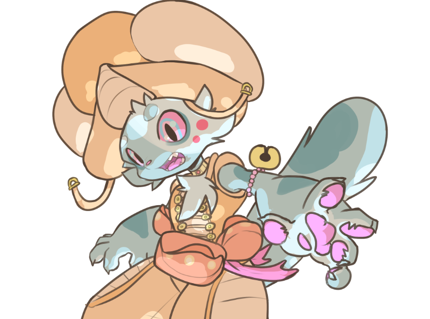 Tengo cosas muy viejas que nunca he terminado. 
XD este es de cuando vi made in abyss en español con mi esposa hahaha.