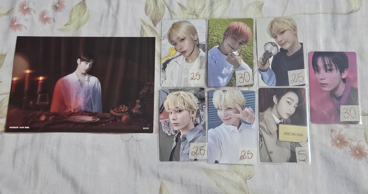 ✨️ VENDA / VENDO SUNOO ENHYPEN ✨️

- photocards sunoo enhypen variados 
- valores na imagem + frete
- postcard por R$10
- faço envios por superfrete 

venda vendo sunoo kim sunoo enhypen photocard pc