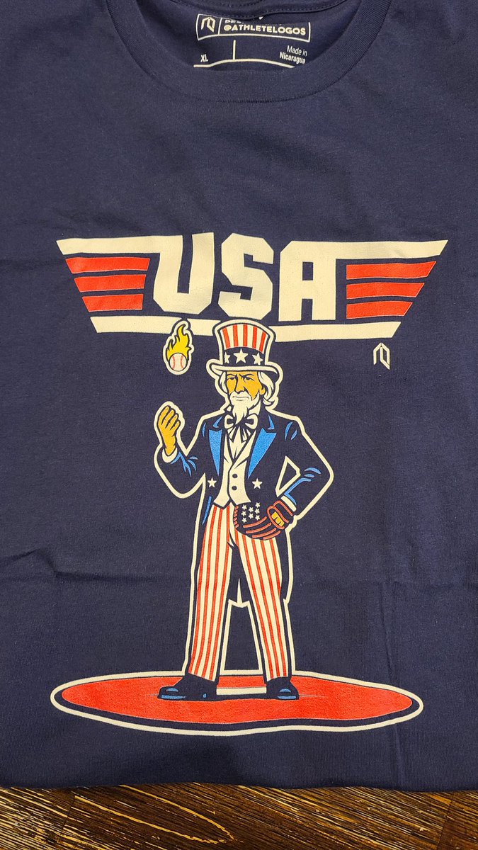 DeLuca_C's tweet photo. @athletelogos arrived today! #USA #USBaseball https://t.co/38YDwFV4bB