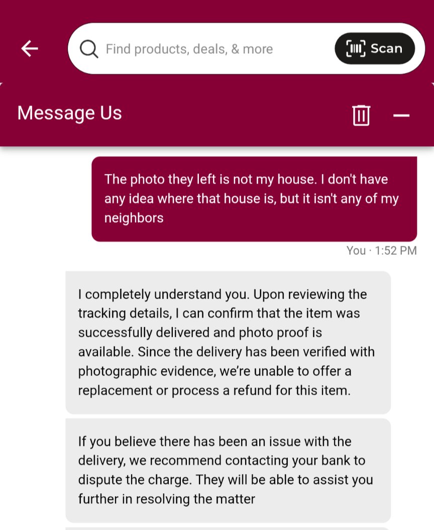 StarkZillaa's tweet photo. @Kohls I have an order that was delivered to the wrong address and the best your support can tell me is to file a chargeback against your company. This is the single worst support experience i have ever had. https://t.co/AUXixf4pX5