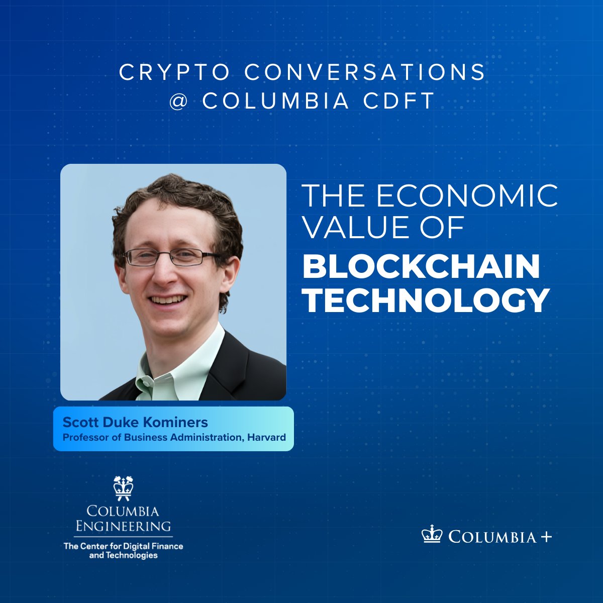 🎙️ Now live: The Economic Value of Blockchain Technology — Crypto Conversations

🎧 Watch the full episode now: ow.ly/n4EH50Ykx5J

In this episode, we speak with <a href="/skominers/">Scott Kominers</a>, Chair Professor of Business Administration, Harvard Business School, about:

- The economic case for