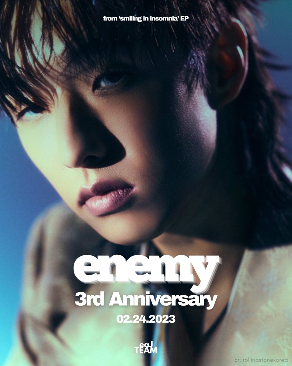 3 years since ‘enemy’ by <a href="/eaJPark/">eaJ¹ᐟ</a> released, and it still feels uncomfortably accurate 🎧

A song that sits in the space between love and self-sabotage, where overthinking wins. A proof that sometimes the hardest battles are within.

Happy 3rd Anniversary to #eaJenemy!

🔗
