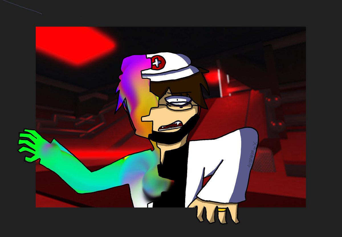 4UT0PH0B14's tweet image. //slight eyestrain 

get back in the canvas brah
#nomoretime #no_more_time