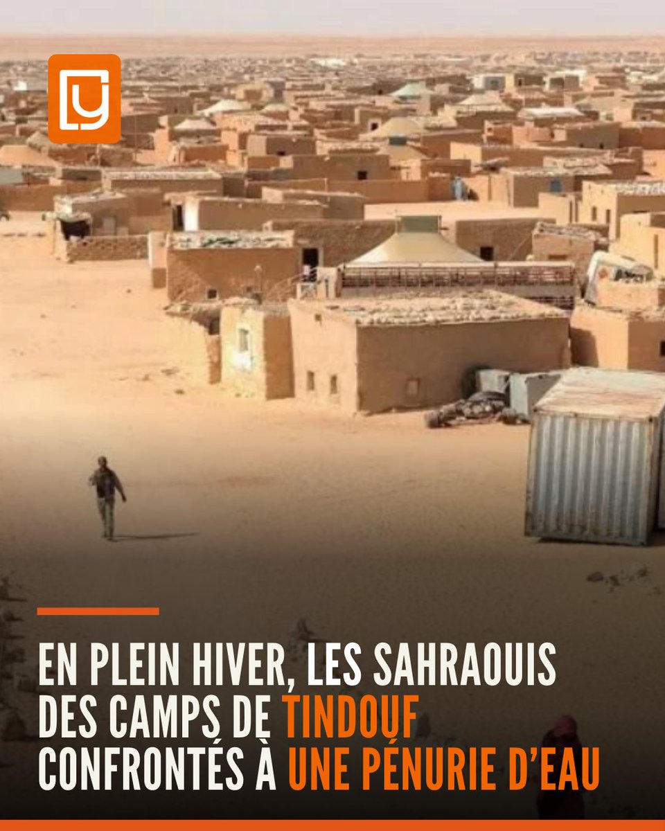 yabiladi_fr's tweet image. En plein hiver, les Sahraouis des camps de Tindouf confrontés à une pénurie d’eau
yabiladi.com/articles/detai…

#Tindouf #PénurieDEau #Urgence #actualite #Alerte