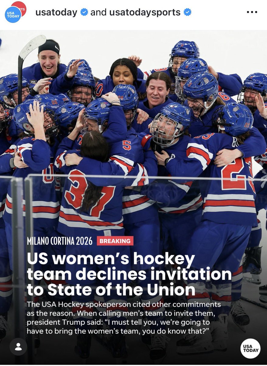 US women won more gold medals and more total medals than US men at a third consecutive Winter Olympics. (And it’s four in a row at the Summer Olympics.) One would think they wouldn’t be an afterthought, or a punch line. The US women’s hockey team stands especially tall today.