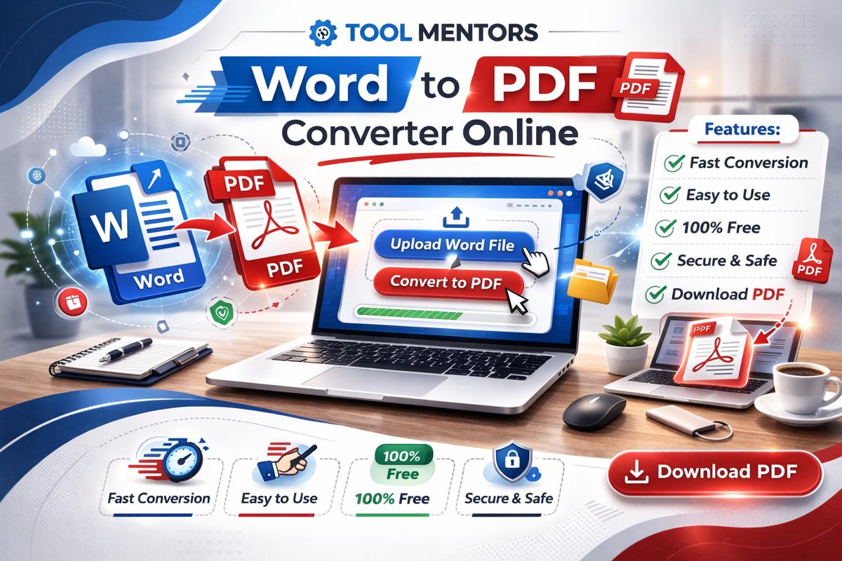 toolmentors's tweet photo. 📄 Convert Word to PDF in seconds!

✔️ 100% Free
✔️ Secure &amp; Safe
✔️ No Signup Required
Start converting now 👇
 https://t.co/jB8QkIG5eW
#WordToPDF #PDFConverter #OnlineTool #FreeTools #TechTools #Productivity https://t.co/brsDfPDWFW
