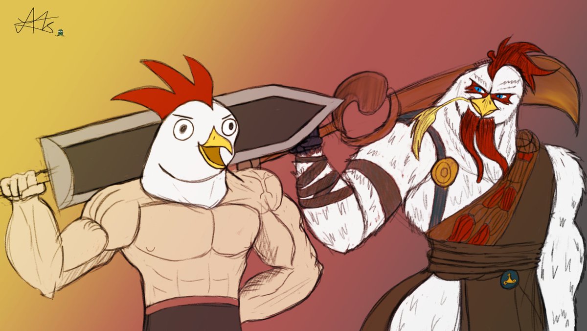 Antoine_Kendall's tweet image. Made this fanart for Project Windless. Here is context into why: youtube.com/shorts/Z0YMtgZ…
#projectwindless #fanart #chicken #warrior #ps5 #montreal