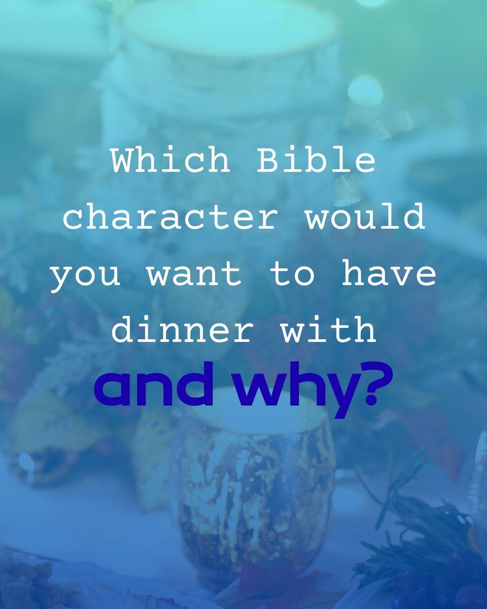 CRMB_Students's tweet image. It’s a biblical dinner party! Who you sitting with? #ImportantQuestions
