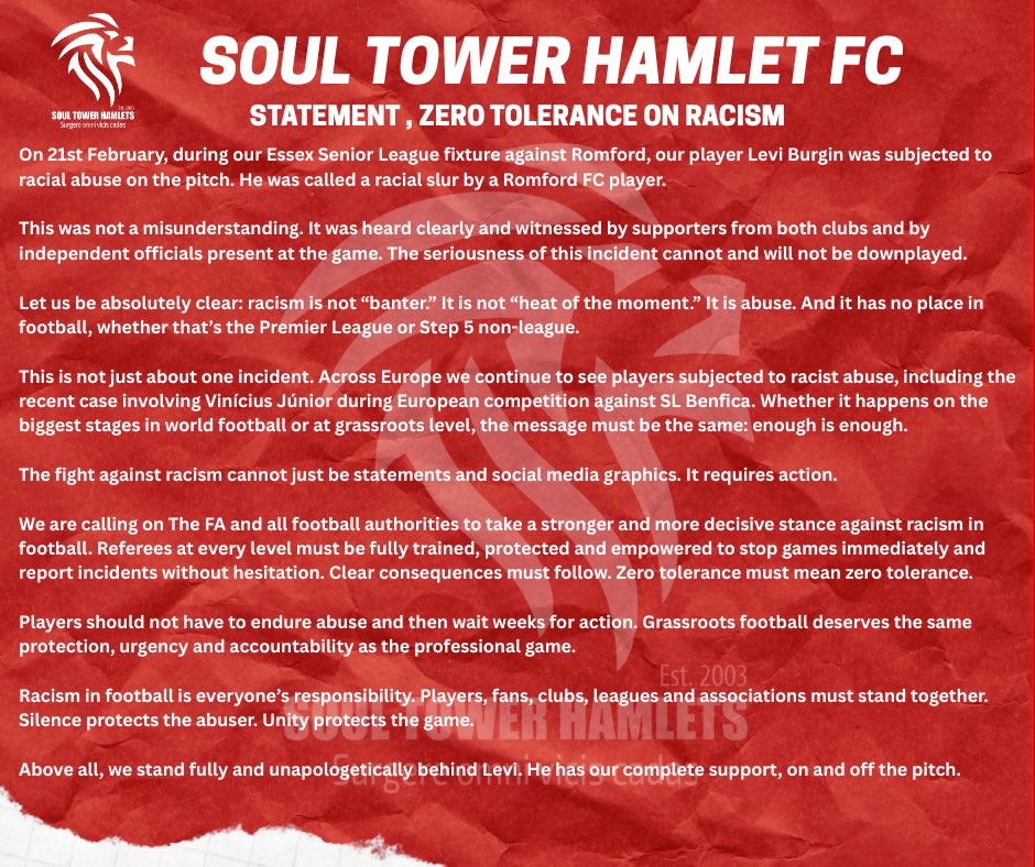 SOUL TOWER HAMLETS tweet media