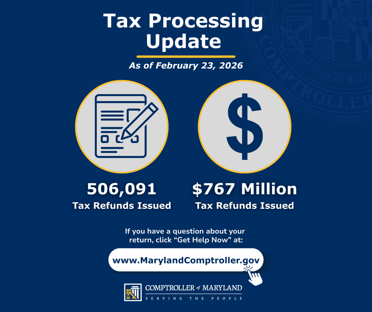 The Office of the Comptroller is quickly processing tax returns ...
