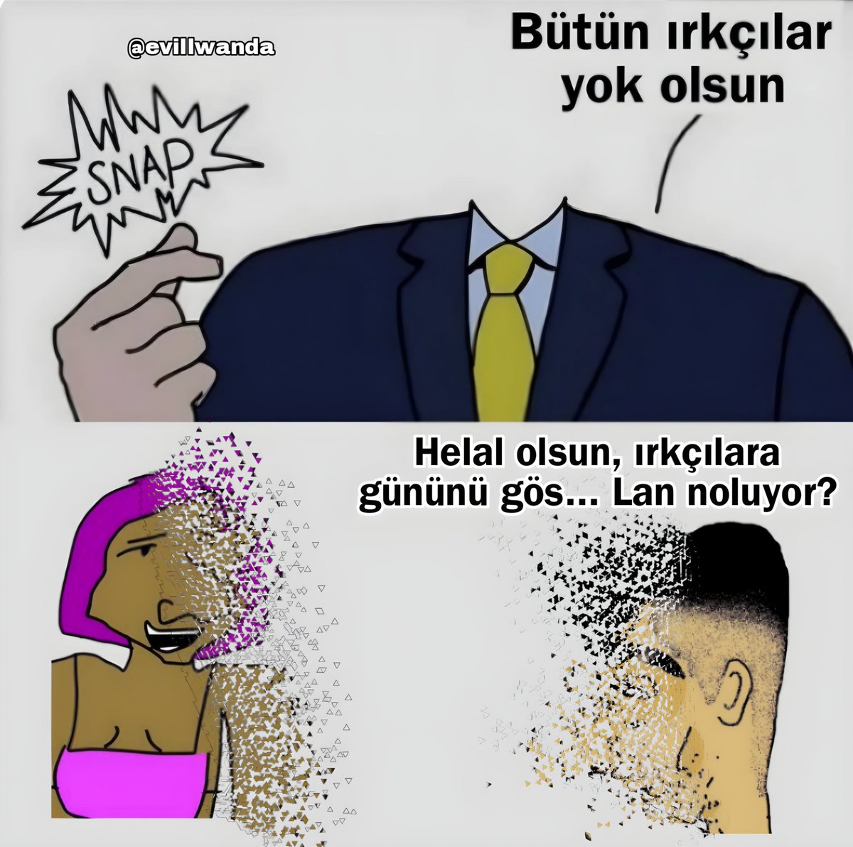 Kaçak elektrik kullananları savun, şiddet faili yılmaz güney'i savun, yanlışı yapan sizden diye bütün yanlışları savun sonra da başkalarını ırkçı diye suçla.

Asıl ırkçılık sizin yaptığınızdır.