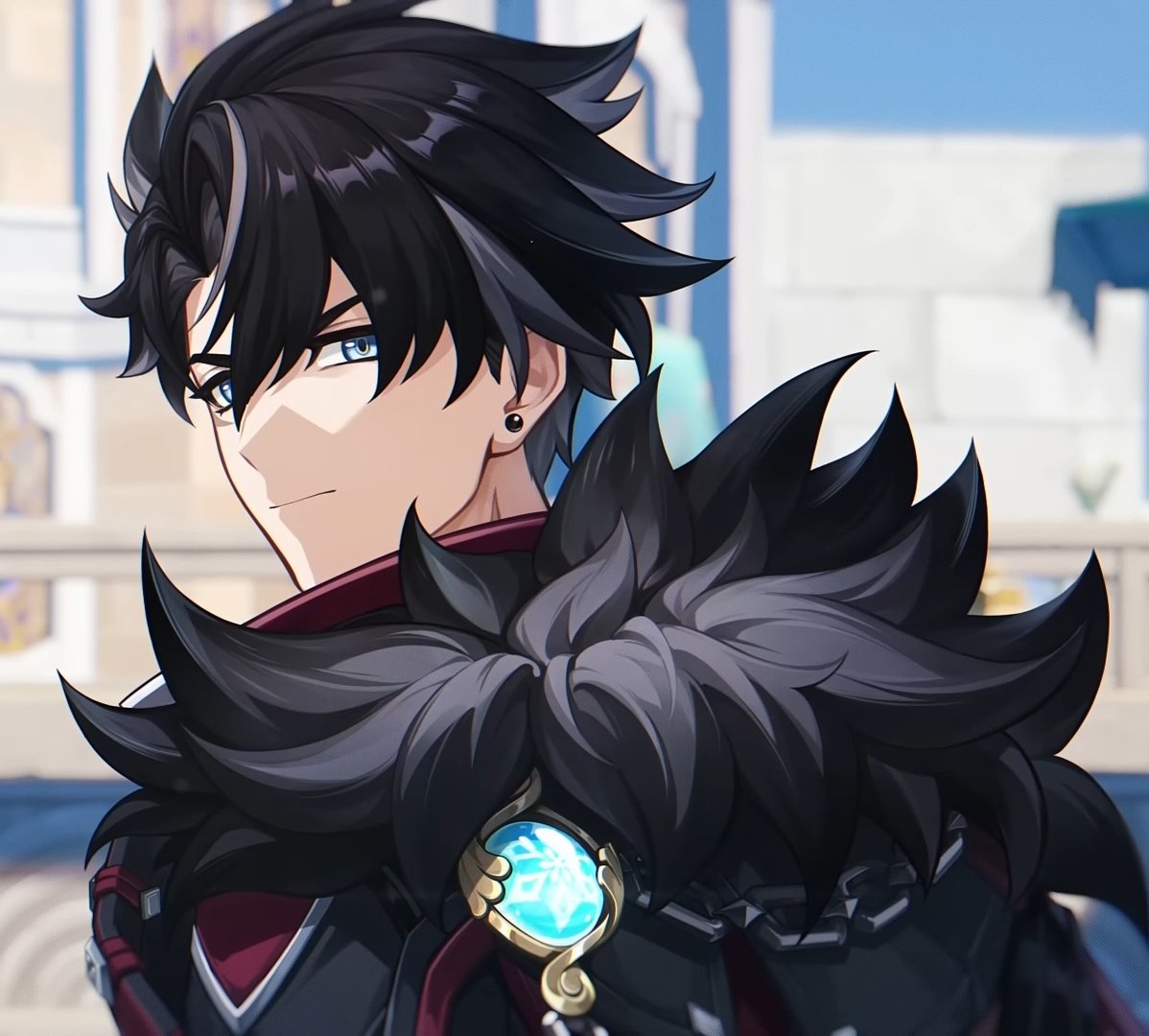 DayWriothesley's tweet photo. their job was to create the most handsome man genshin has ever seen and they nailed it https://t.co/uFcMU1aY2U